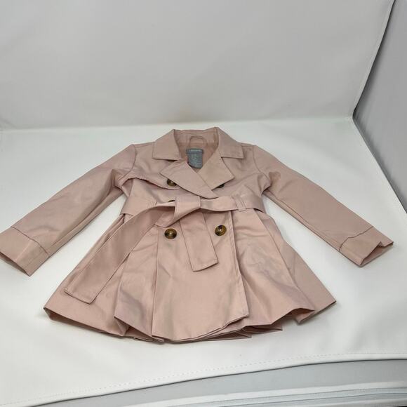 Tahari Other - TAHARI Girls 18M/ 18
Months Pale Pink Belted Dress Jacket Adorable